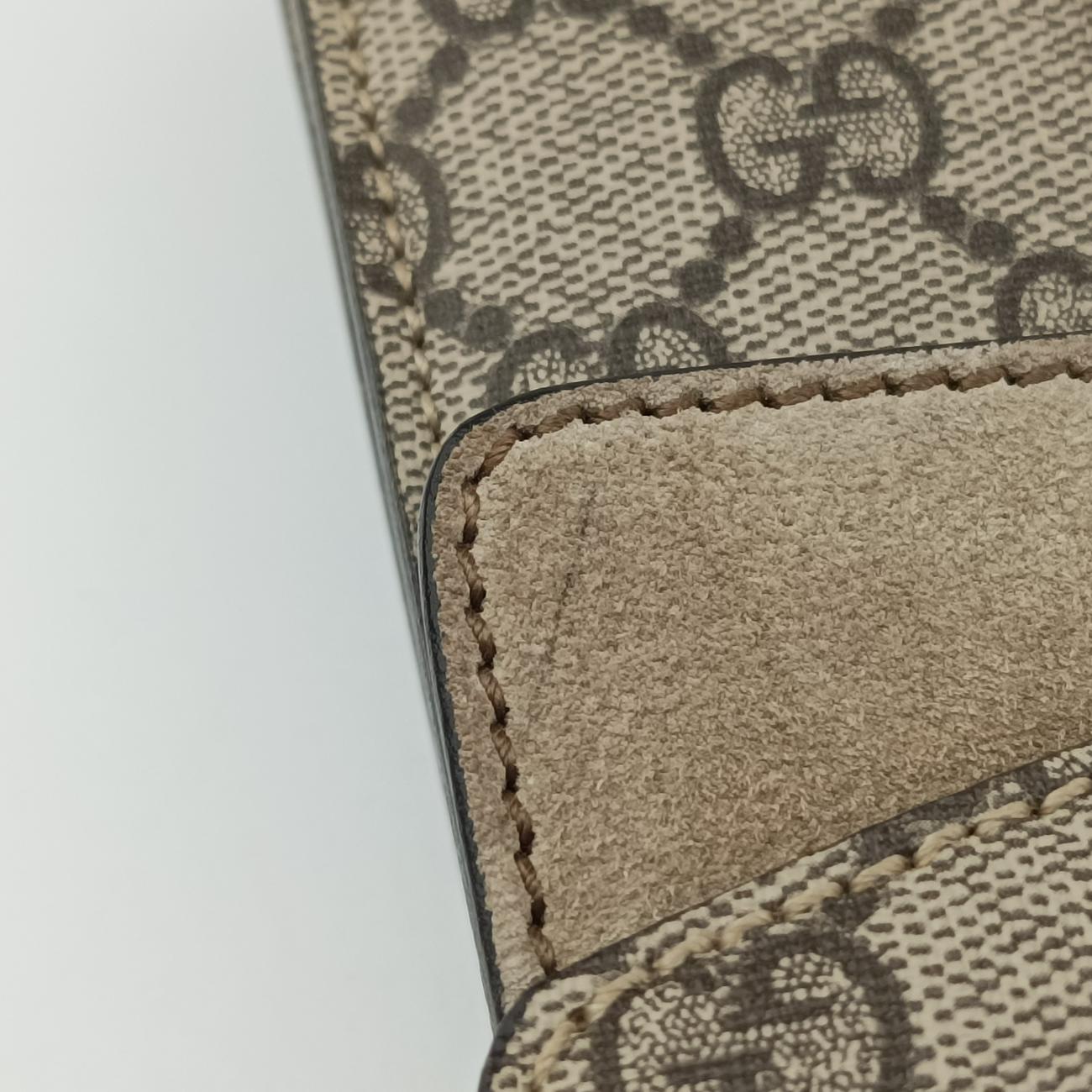 Pre-owned Gucci Dionysus beige×Multicolour PVC coated canvas × suede 403348 shoulderbag | stylenewstar