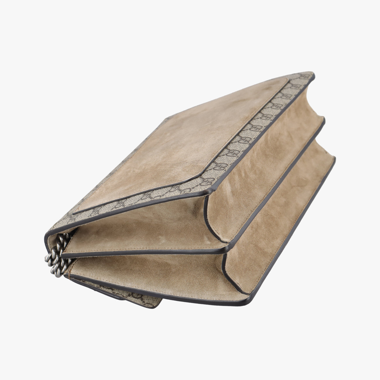 Pre-owned Gucci Dionysus beige×Multicolour PVC coated canvas × suede 403348 shoulderbag | stylenewstar