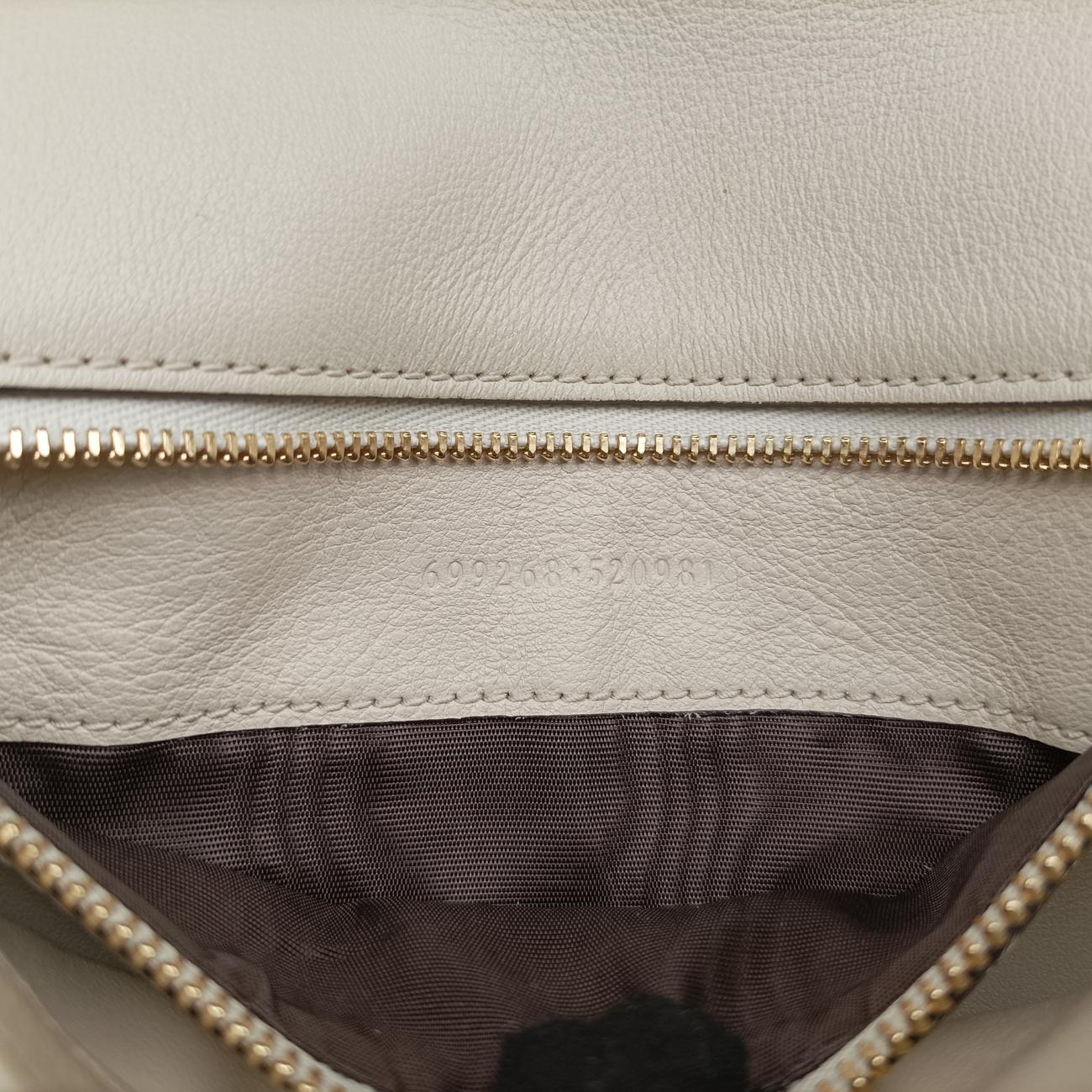 Vintage Gucci Blondie Chain White Leather 699268 shoulderbag | stylenewstar