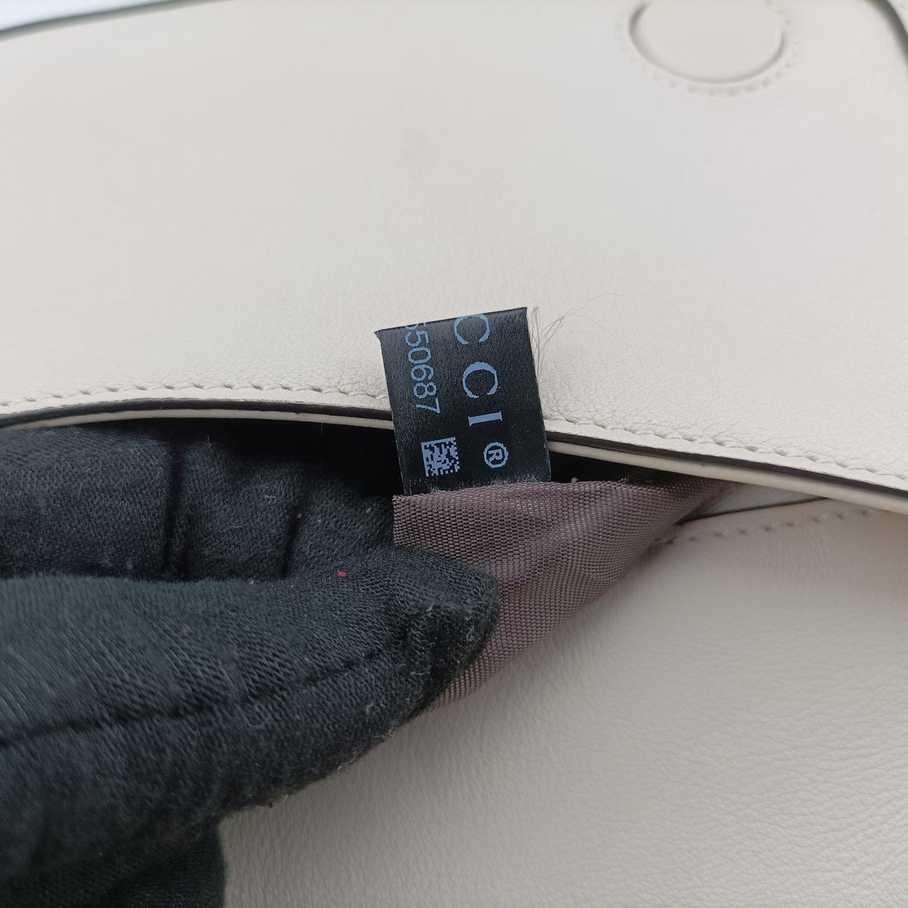 Vintage Gucci Blondie Chain White Leather 699268 shoulderbag | stylenewstar