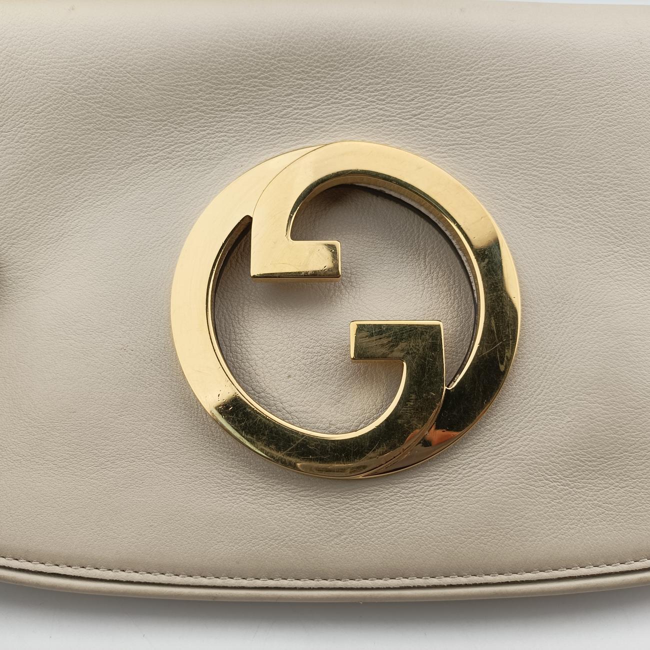 Vintage Gucci Blondie Chain White Leather 699268 shoulderbag | stylenewstar
