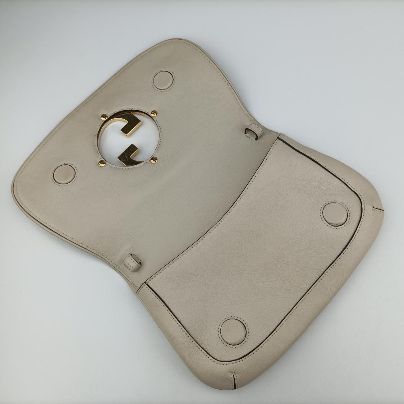 Vintage Gucci Blondie Chain White Leather 699268 shoulderbag | stylenewstar