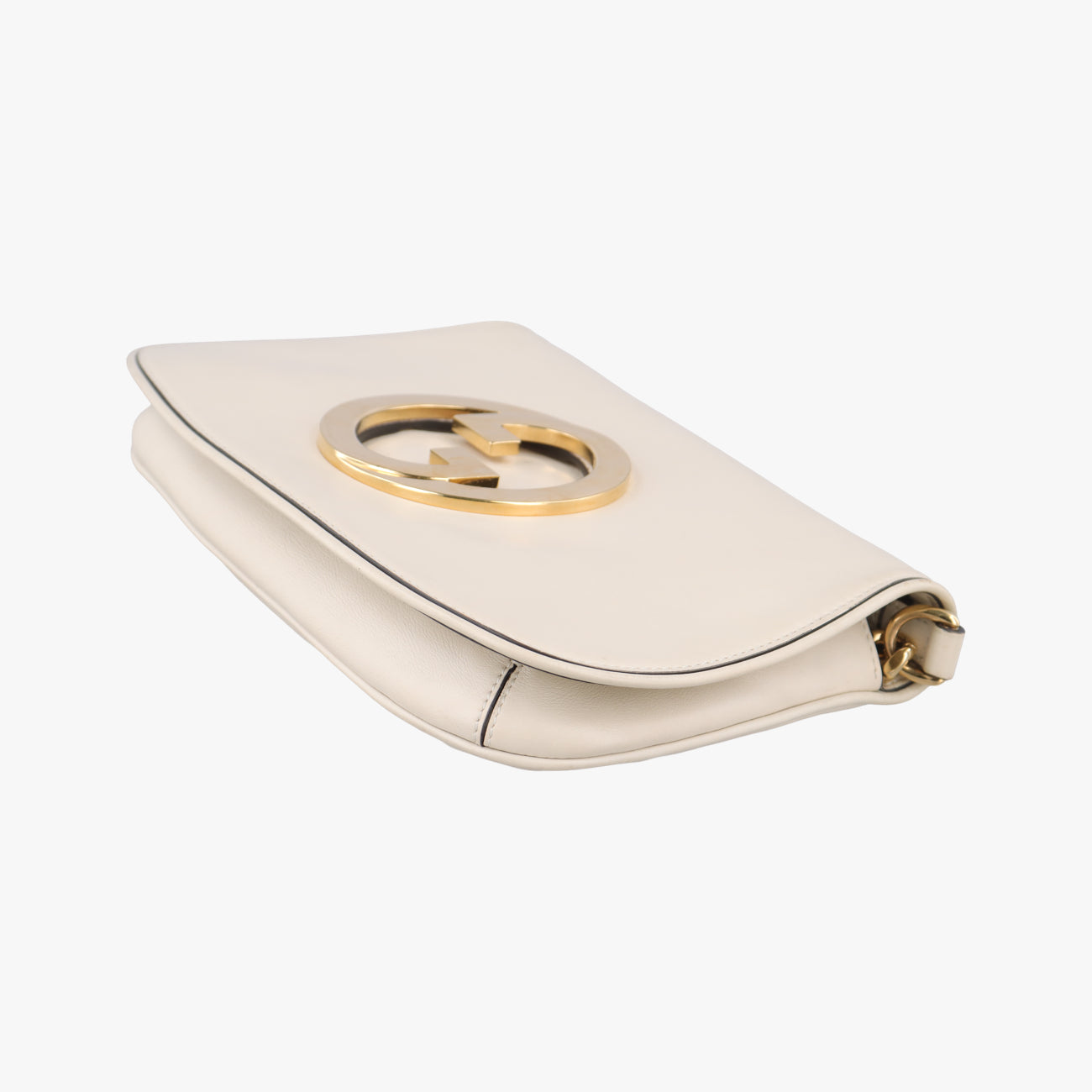 Vintage Gucci Blondie Chain White Leather 699268 shoulderbag | stylenewstar