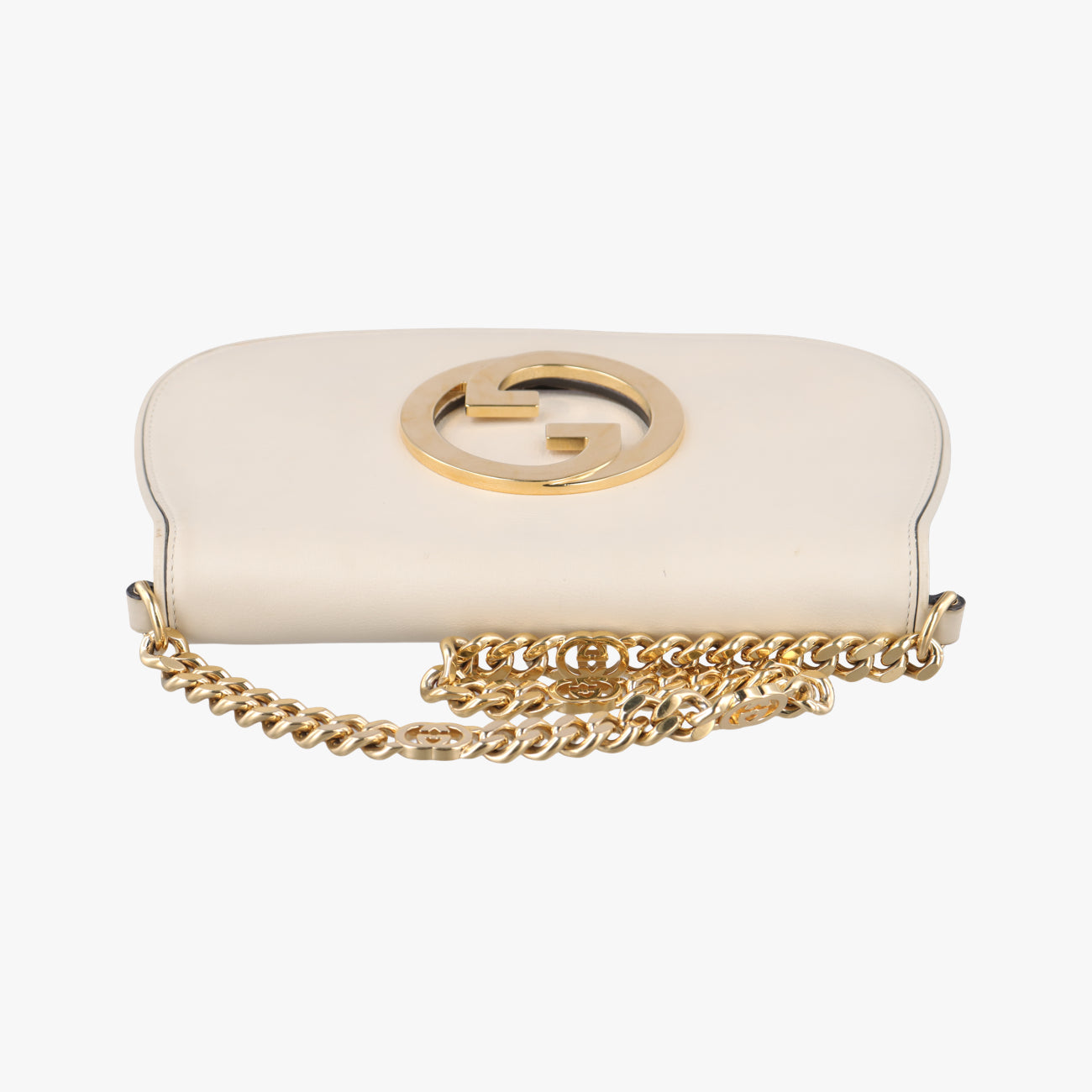 Vintage Gucci Blondie Chain White Leather 699268 shoulderbag | stylenewstar