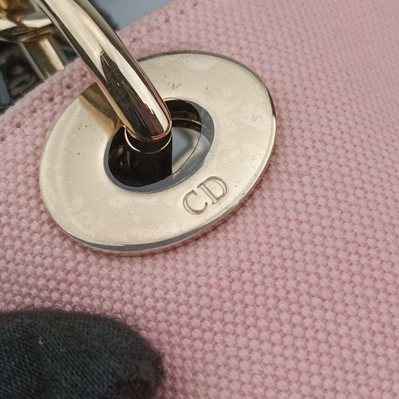 Pre-owned Christian Dior Diorissimo Pink×multicolor Canvas  shoulderbag | stylenewstar