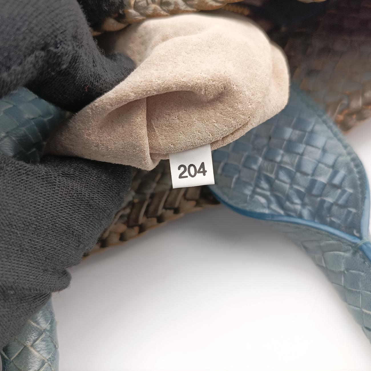 Pre-owned Prada MADRAS Beige×blue Leather  shoulderbag | stylenewstar