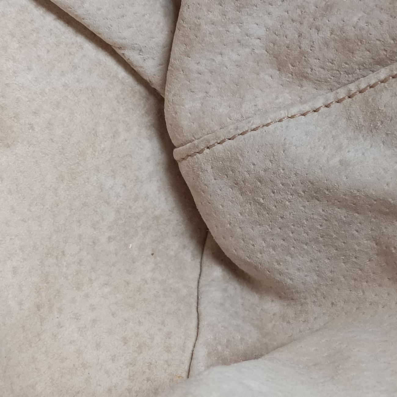 Pre-owned Prada MADRAS Beige×blue Leather  shoulderbag | stylenewstar