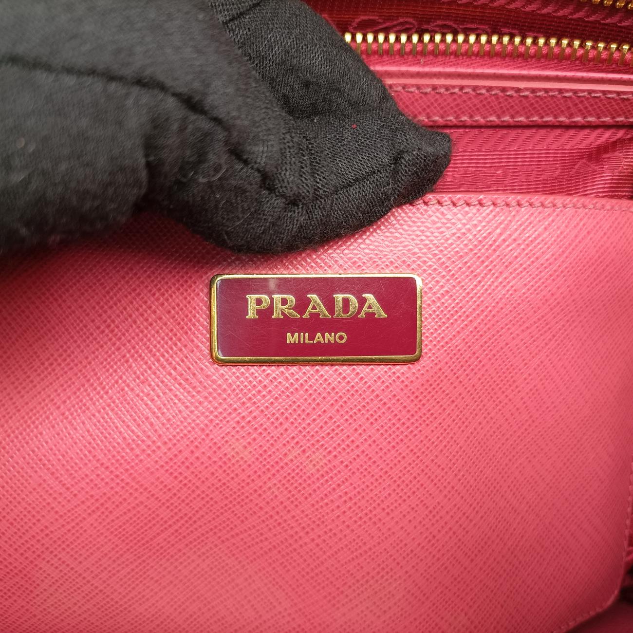 Secondhand Prada Galleria Pink SAFFIANO Leather BN1874 shoulderbag | stylenewstar