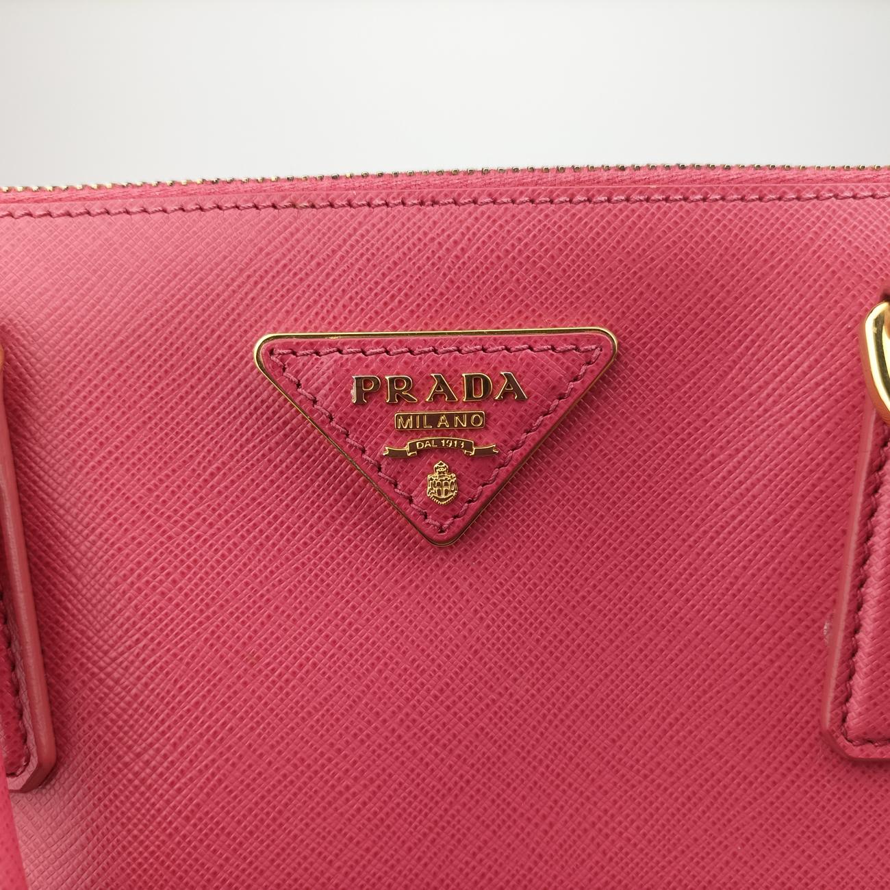 Secondhand Prada Galleria Pink SAFFIANO Leather BN1874 shoulderbag | stylenewstar