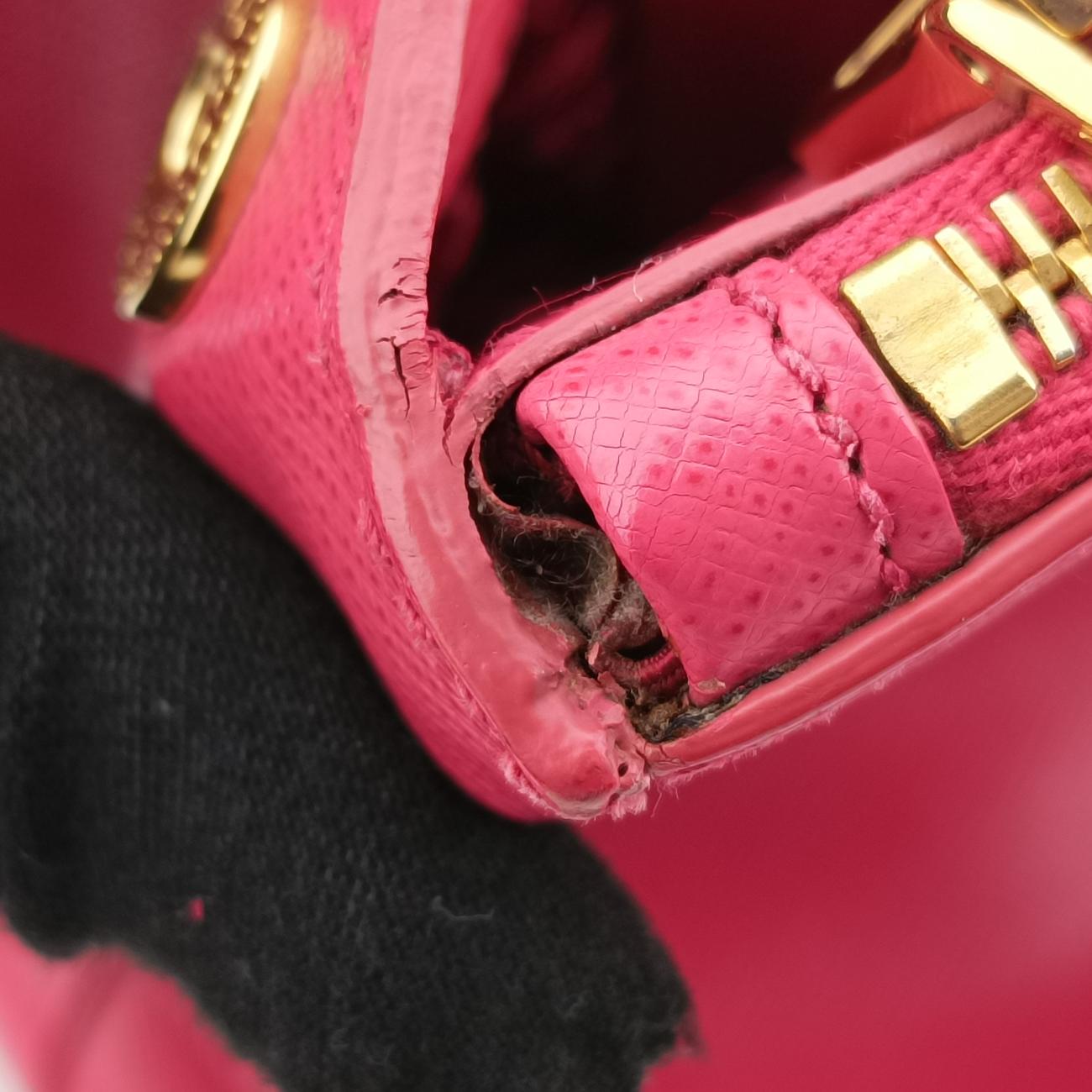 Secondhand Prada Galleria Pink SAFFIANO Leather BN1874 shoulderbag | stylenewstar