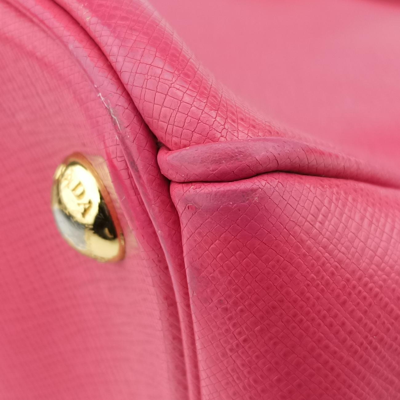 Secondhand Prada Galleria Pink SAFFIANO Leather BN1874 shoulderbag | stylenewstar