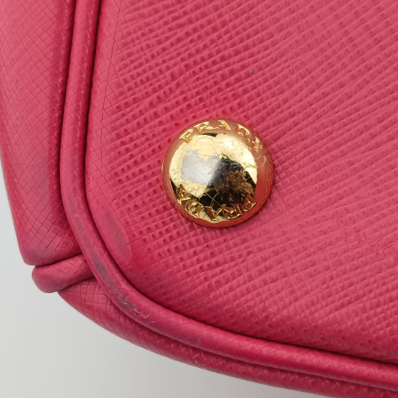 Secondhand Prada Galleria Pink SAFFIANO Leather BN1874 shoulderbag | stylenewstar