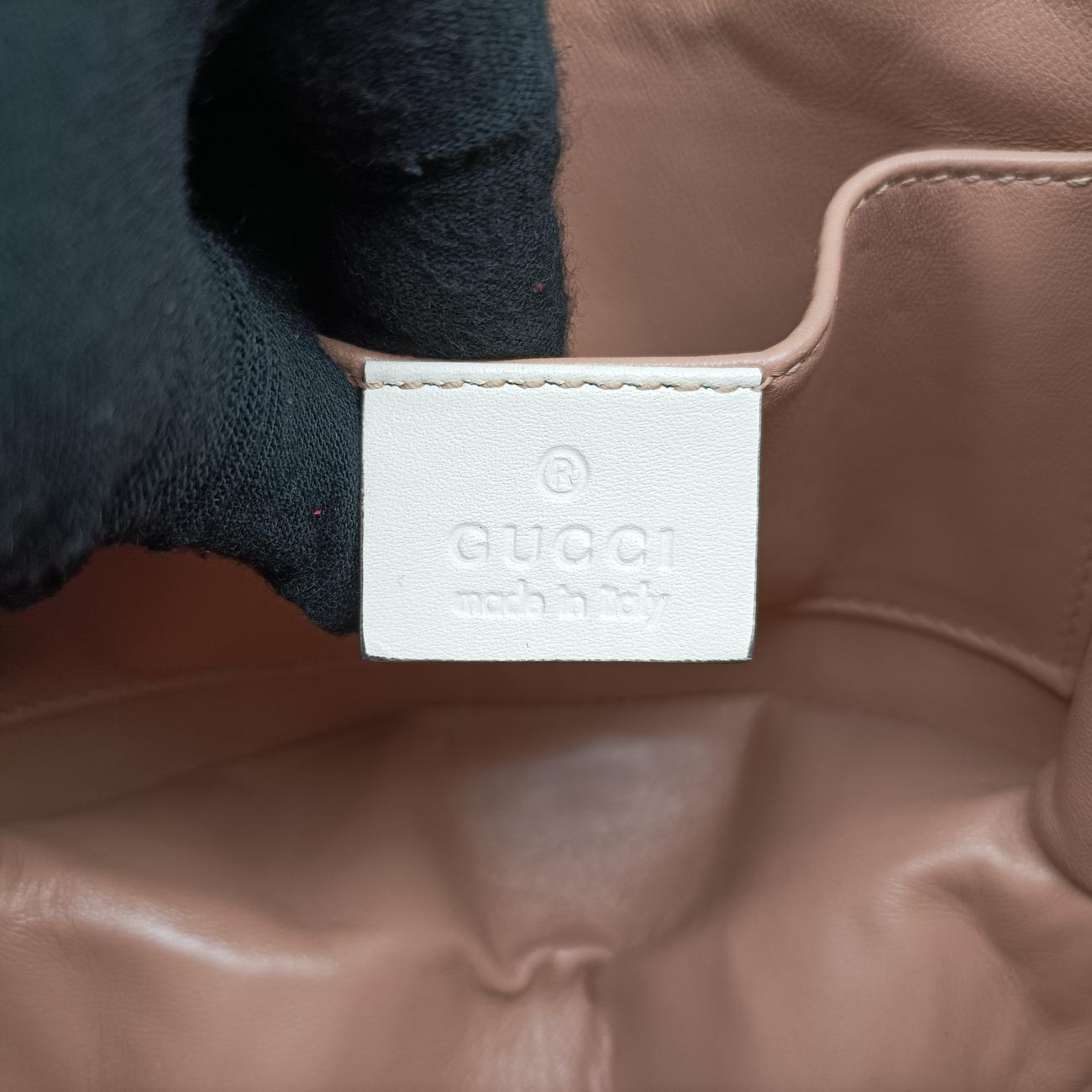 Secondhand Gucci Broadway Tiger Head White x Red x Navy Leather 453777 shoulderbag | stylenewstar