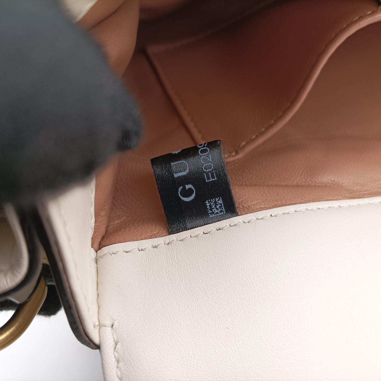 Secondhand Gucci Broadway Tiger Head White x Red x Navy Leather 453777 shoulderbag | stylenewstar