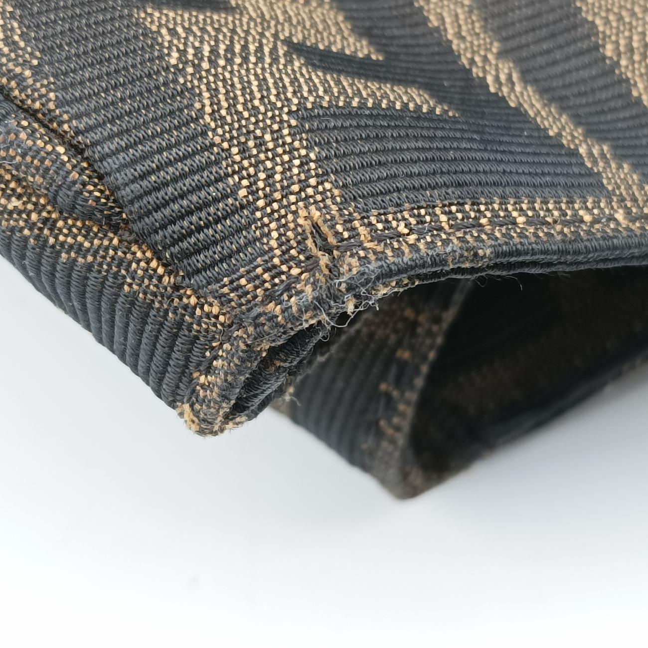 Pre-owned Fendi Mia Brown canvas 8BR616 shoulderbag | stylenewstar