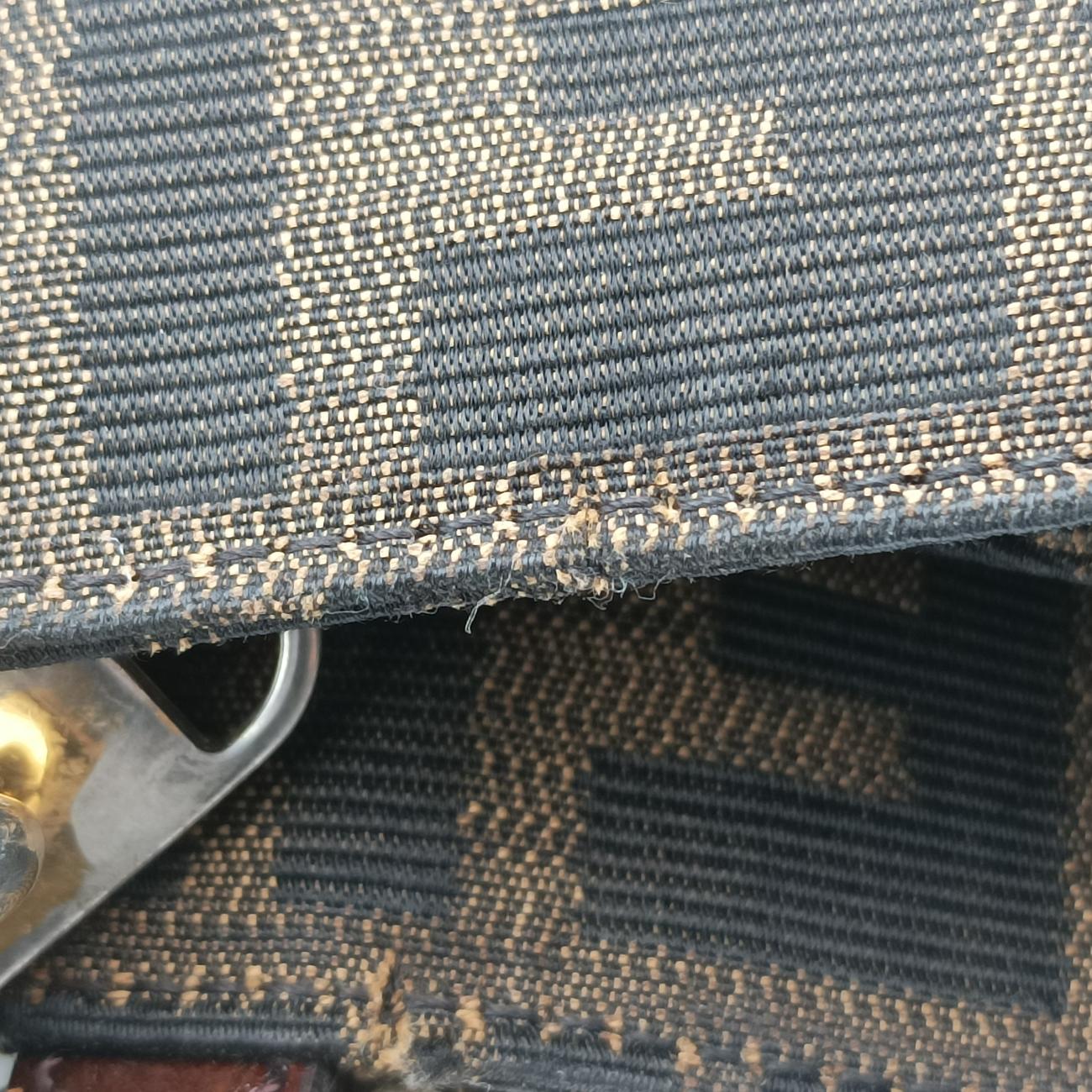 Pre-owned Fendi Mia Brown canvas 8BR616 shoulderbag | stylenewstar