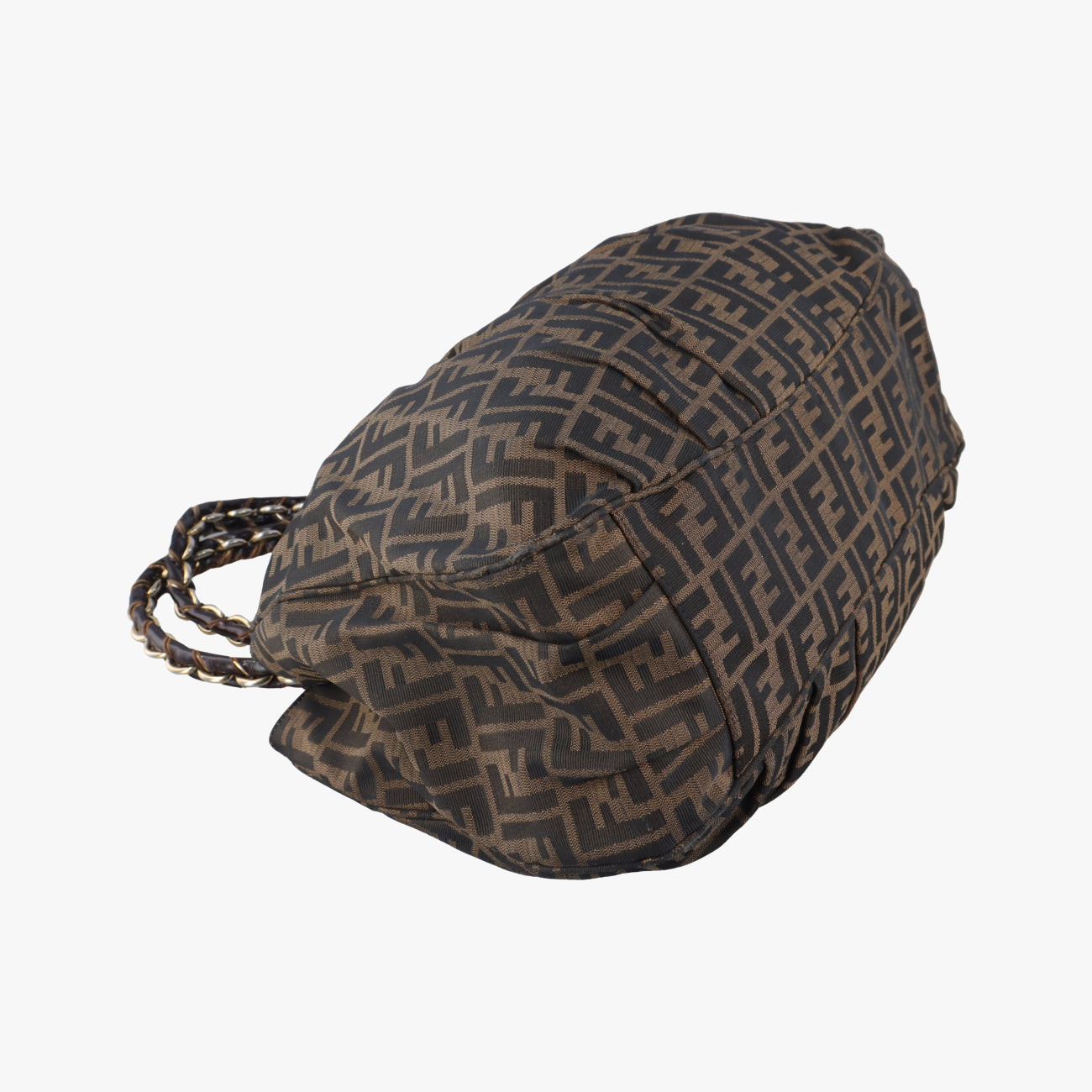 Pre-owned Fendi Mia Brown canvas 8BR616 shoulderbag | stylenewstar