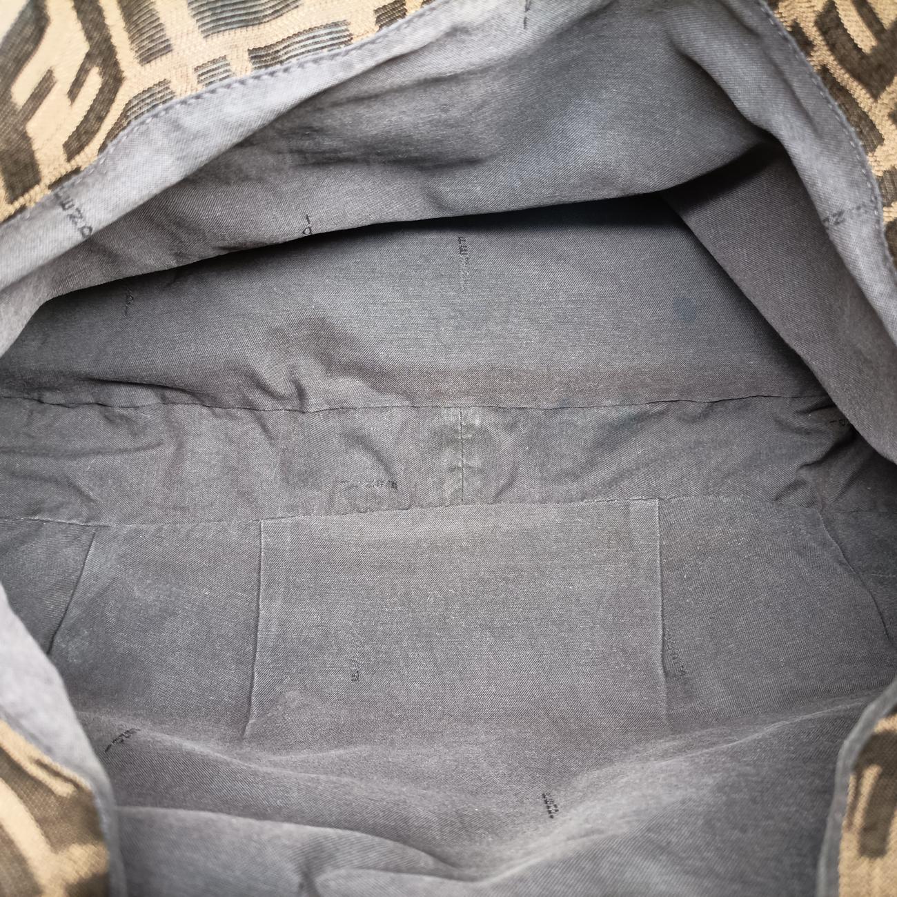 Pre-owned Fendi Mia Brown canvas 8BR616 shoulderbag | stylenewstar