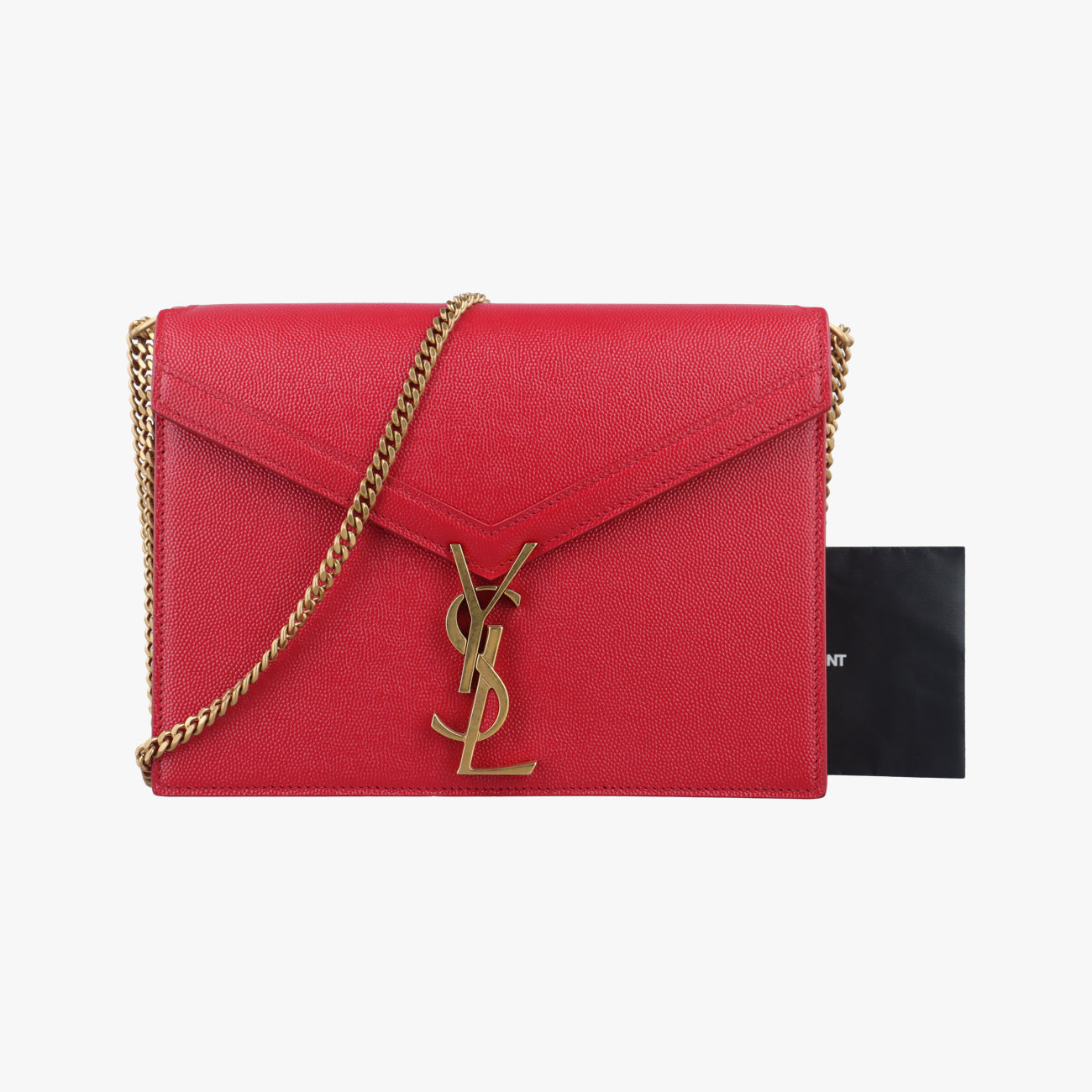 Pre-owned Yves Saint Laurent CASSANDRA Red Caviar Skin 532750 shoulderbag | stylenewstar