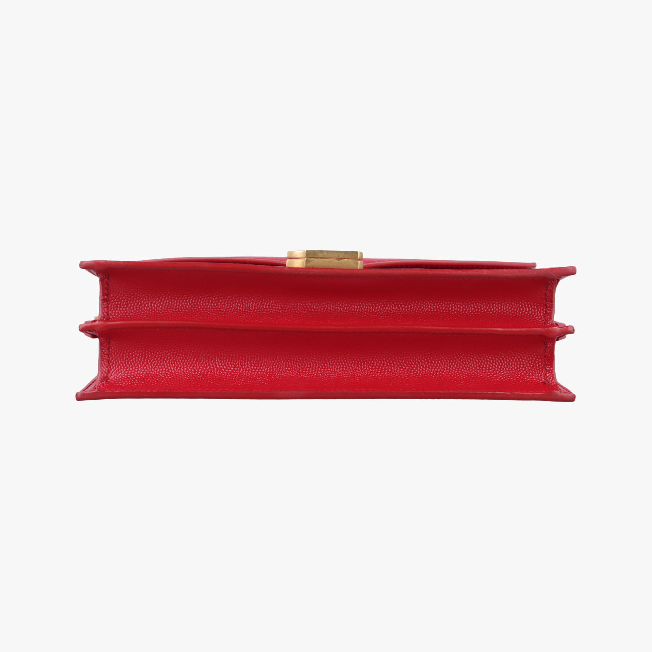 Pre-owned Yves Saint Laurent CASSANDRA Red Caviar Skin 532750 shoulderbag | stylenewstar