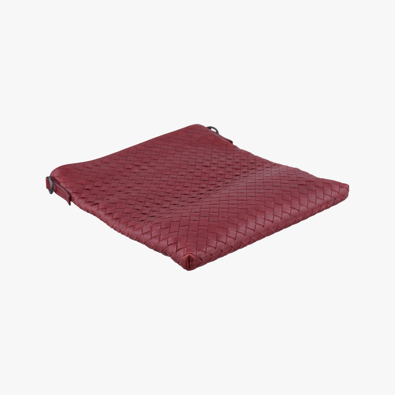 Secondhand Bottega Veneta Intrecciato Burgundy lambskin  shoulderbag | stylenewstar