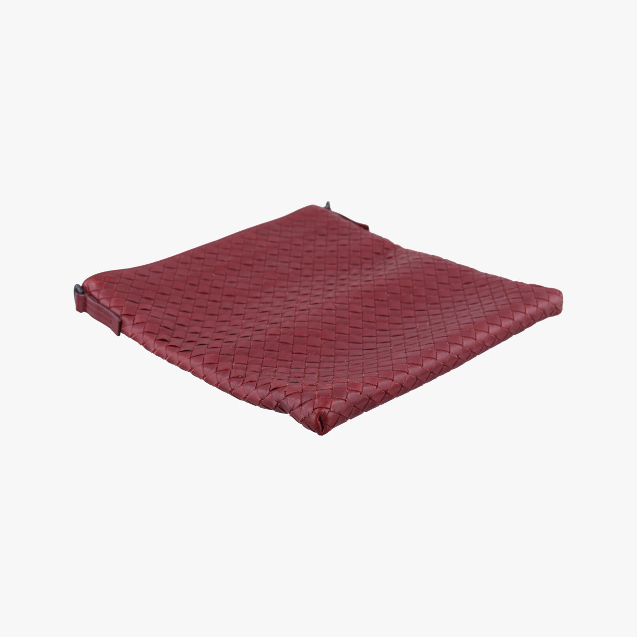 Secondhand Bottega Veneta Intrecciato Burgundy lambskin  shoulderbag | stylenewstar