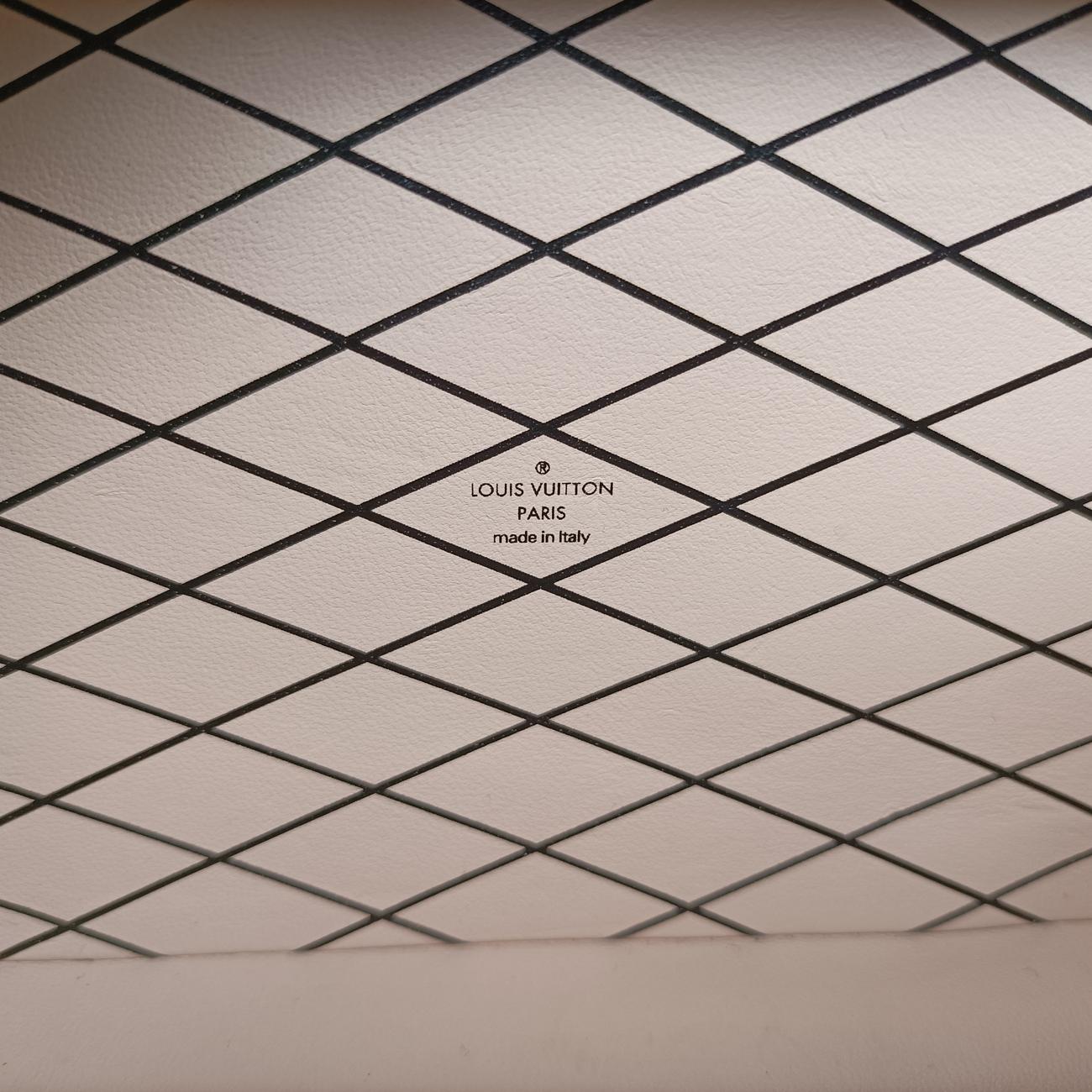 Pre-owned Louis Vuitton PETITE MALLE silver x gold Epi M54653 shoulderbag | stylenewstar