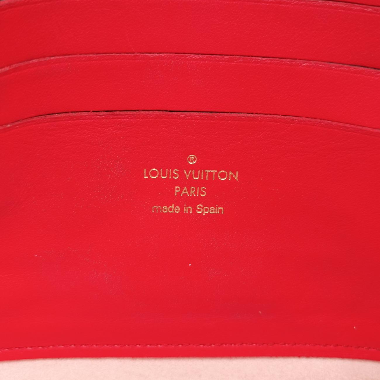 Pre-owned Louis Vuitton Pochette Double Zip Blooming Flowers brown×multicolor Monogram Canvas×calf leather M63905 shoulderbag | stylenewstar