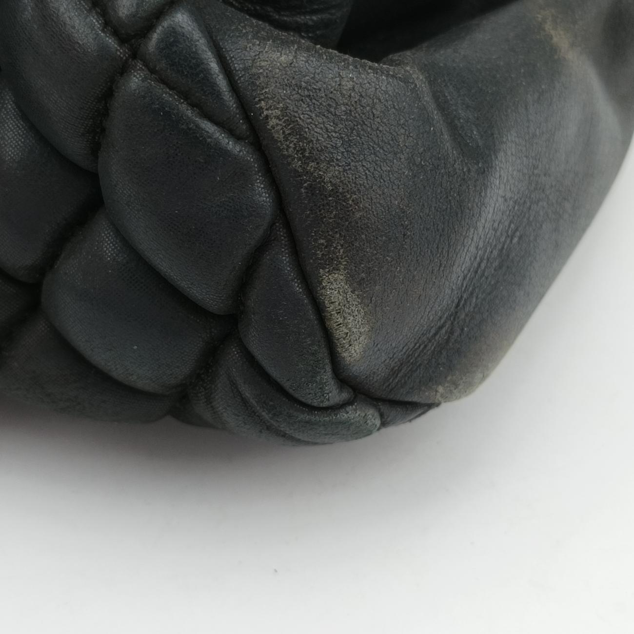 Pre-owned Chanel Mademoiselle Bowling Black Leather A67384 shoulderbag | stylenewstar