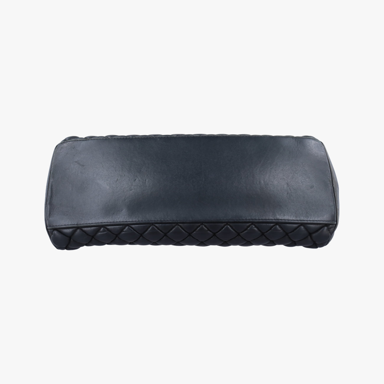 Pre-owned Chanel Mademoiselle Bowling Black Leather A67384 shoulderbag | stylenewstar