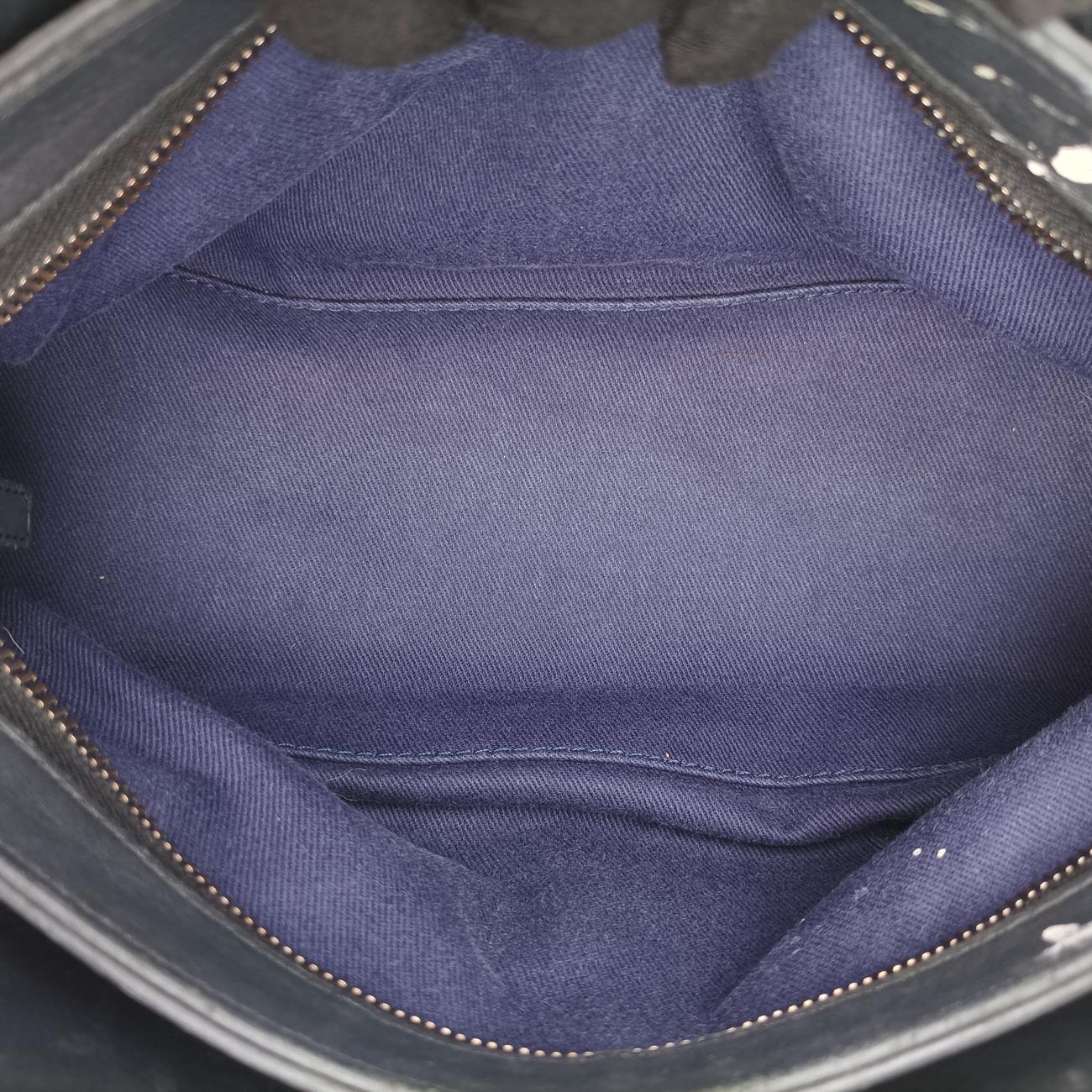 Pre-owned Chanel Mademoiselle Bowling Black Leather A67384 shoulderbag | stylenewstar