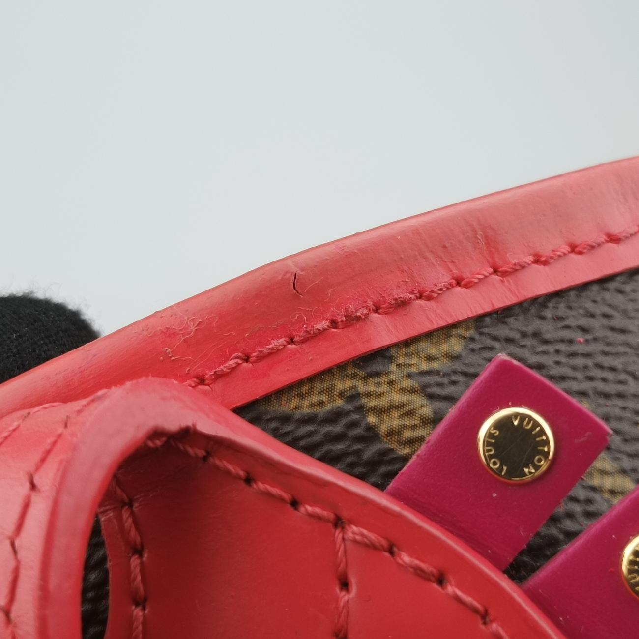 Pre-owned Louis Vuitton NEVERFULL MM Totem brown x Flamingo Monogram Canvas M41663 shoulderbag | stylenewstar