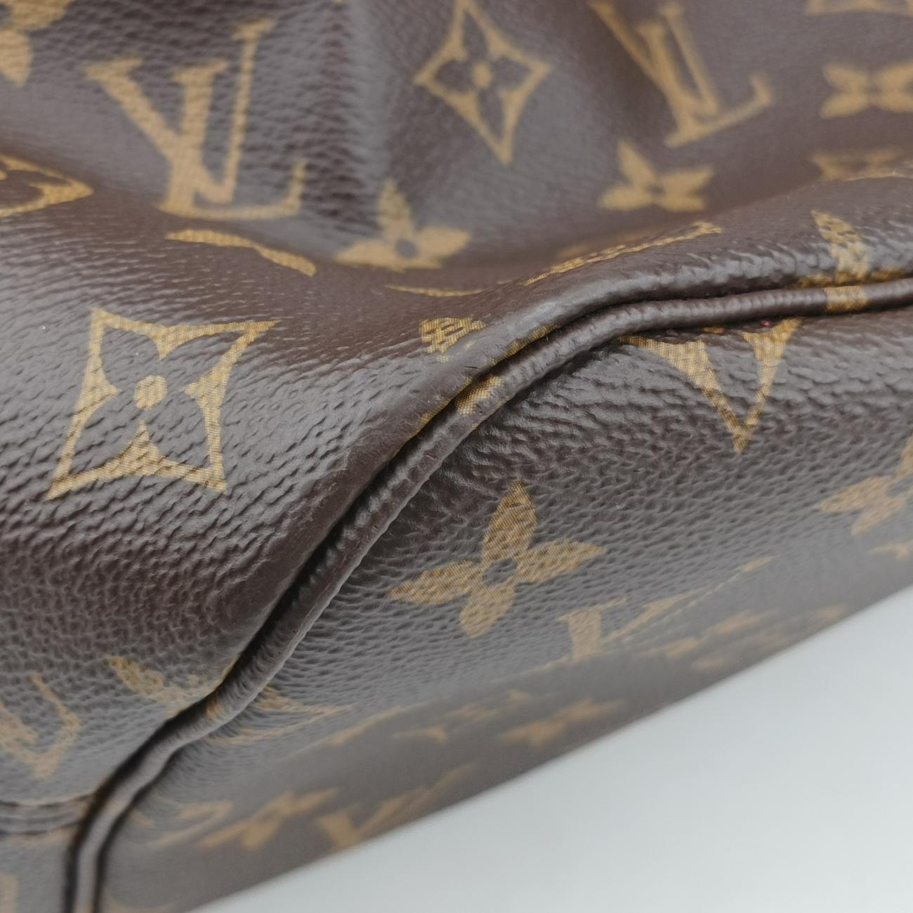 Pre-owned Louis Vuitton NEVERFULL MM Totem brown x Flamingo Monogram Canvas M41663 shoulderbag | stylenewstar