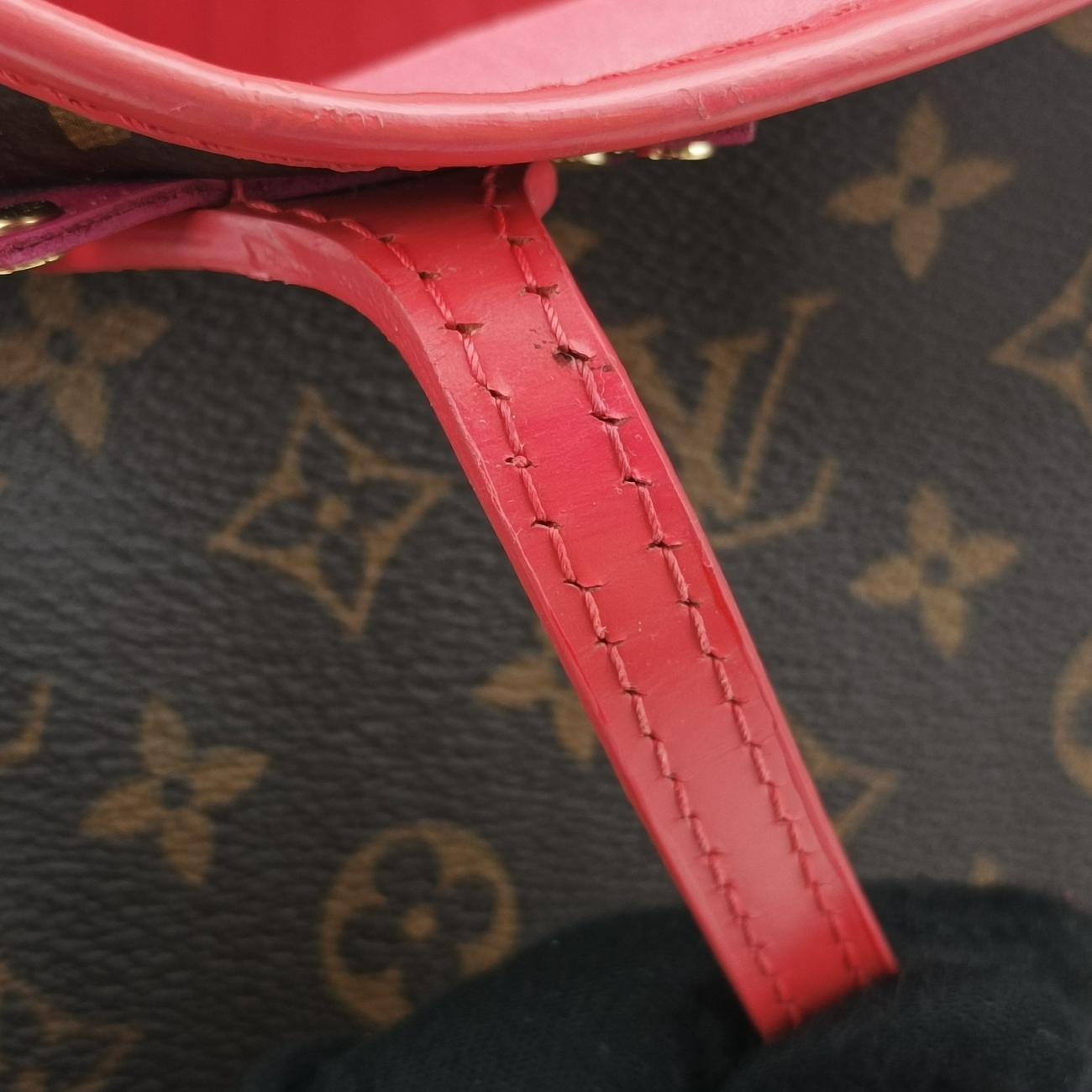 Pre-owned Louis Vuitton NEVERFULL MM Totem brown x Flamingo Monogram Canvas M41663 shoulderbag | stylenewstar