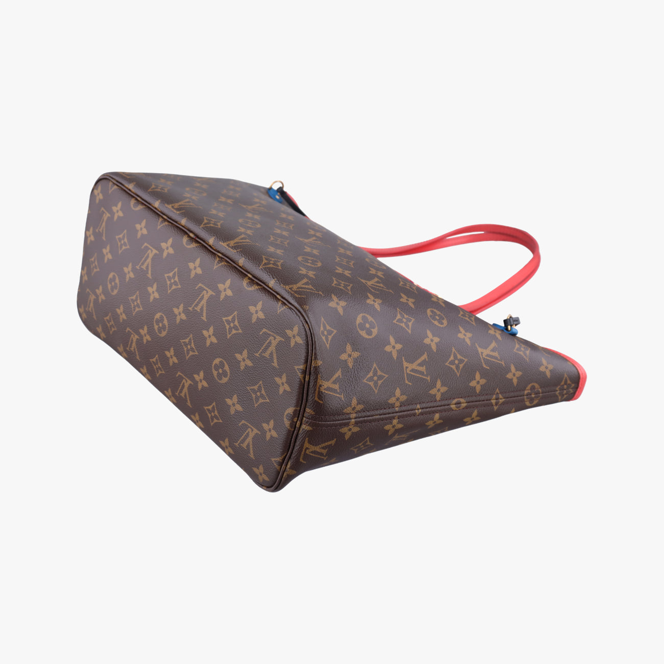Pre-owned Louis Vuitton NEVERFULL MM Totem brown x Flamingo Monogram Canvas M41663 shoulderbag | stylenewstar