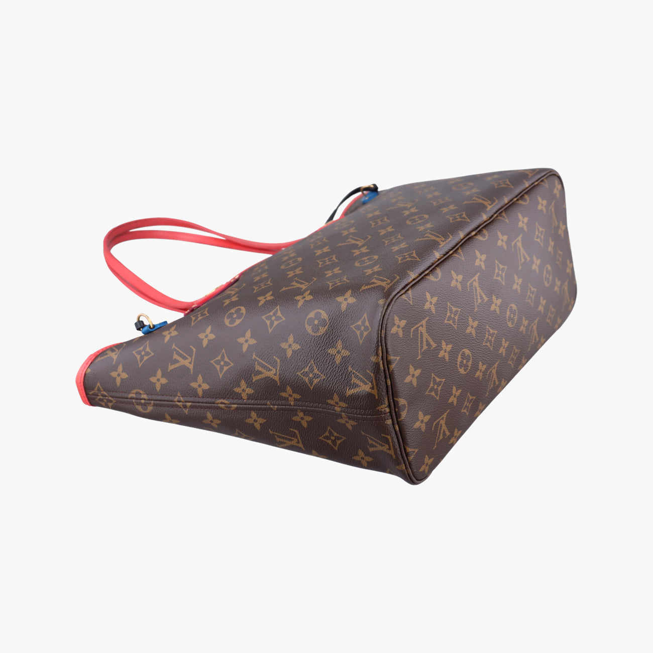 Pre-owned Louis Vuitton NEVERFULL MM Totem brown x Flamingo Monogram Canvas M41663 shoulderbag | stylenewstar