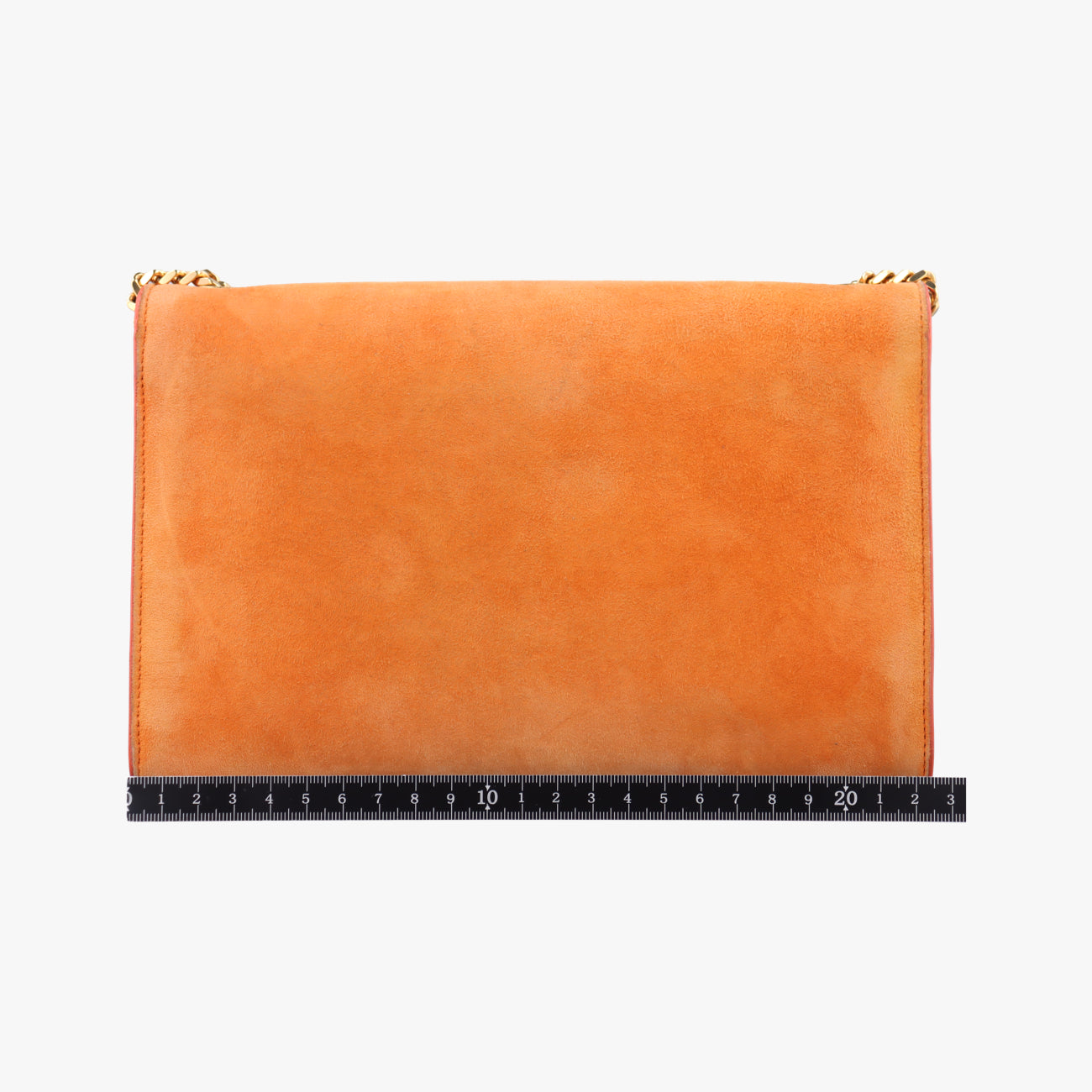 Pre-owned Yves Saint Laurent KATE Orange suede 354119 shoulderbag | stylenewstar