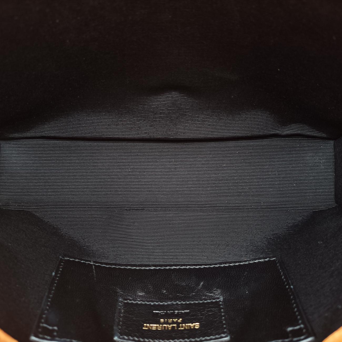 Pre-owned Yves Saint Laurent KATE Orange suede 354119 shoulderbag | stylenewstar