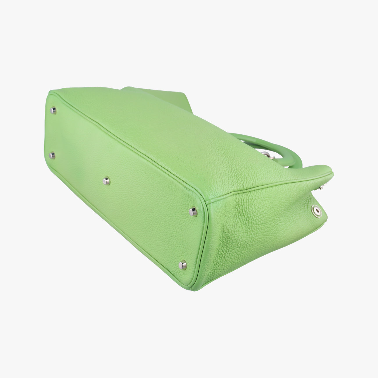 Pre-owned Christian Dior Diorissimo Green Leather  shoulderbag | stylenewstar