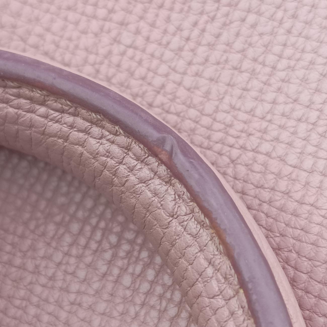 Pre-owned Burberry House Check The Banner Pink Leather ×Canvas  shoulderbag | stylenewstar