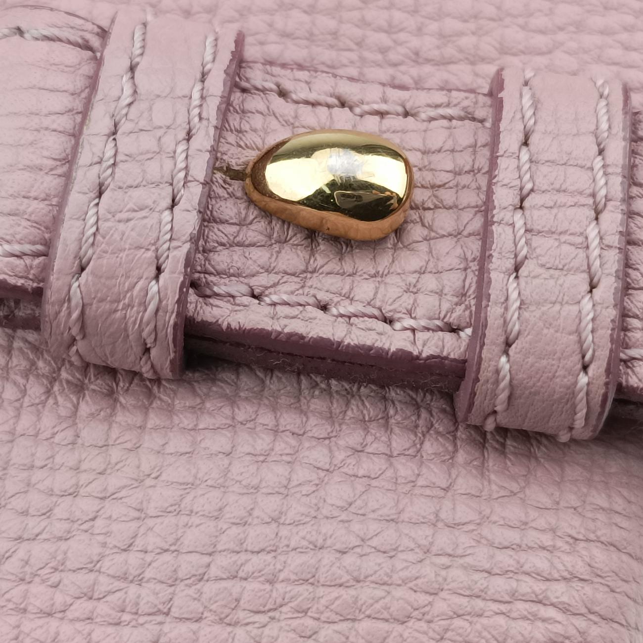 Pre-owned Burberry House Check The Banner Pink Leather ×Canvas  shoulderbag | stylenewstar