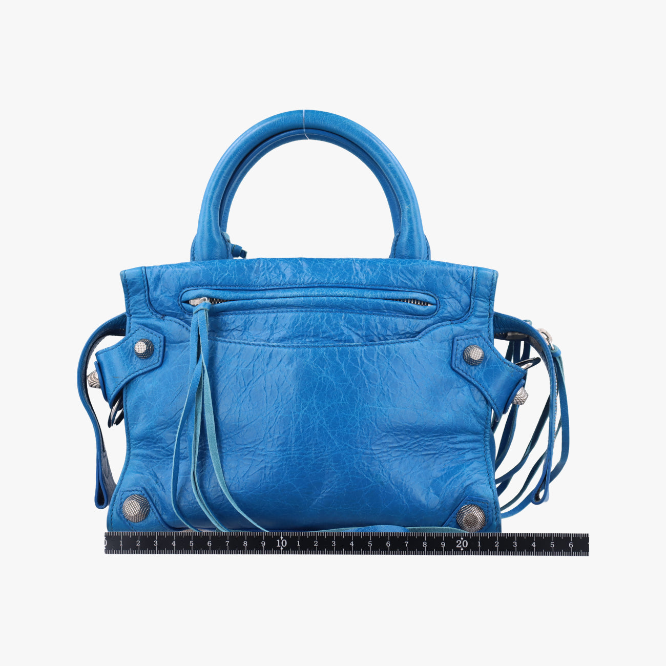 Vintage Balenciaga Mute City Blue lambskin  shoulderbag | stylenewstar