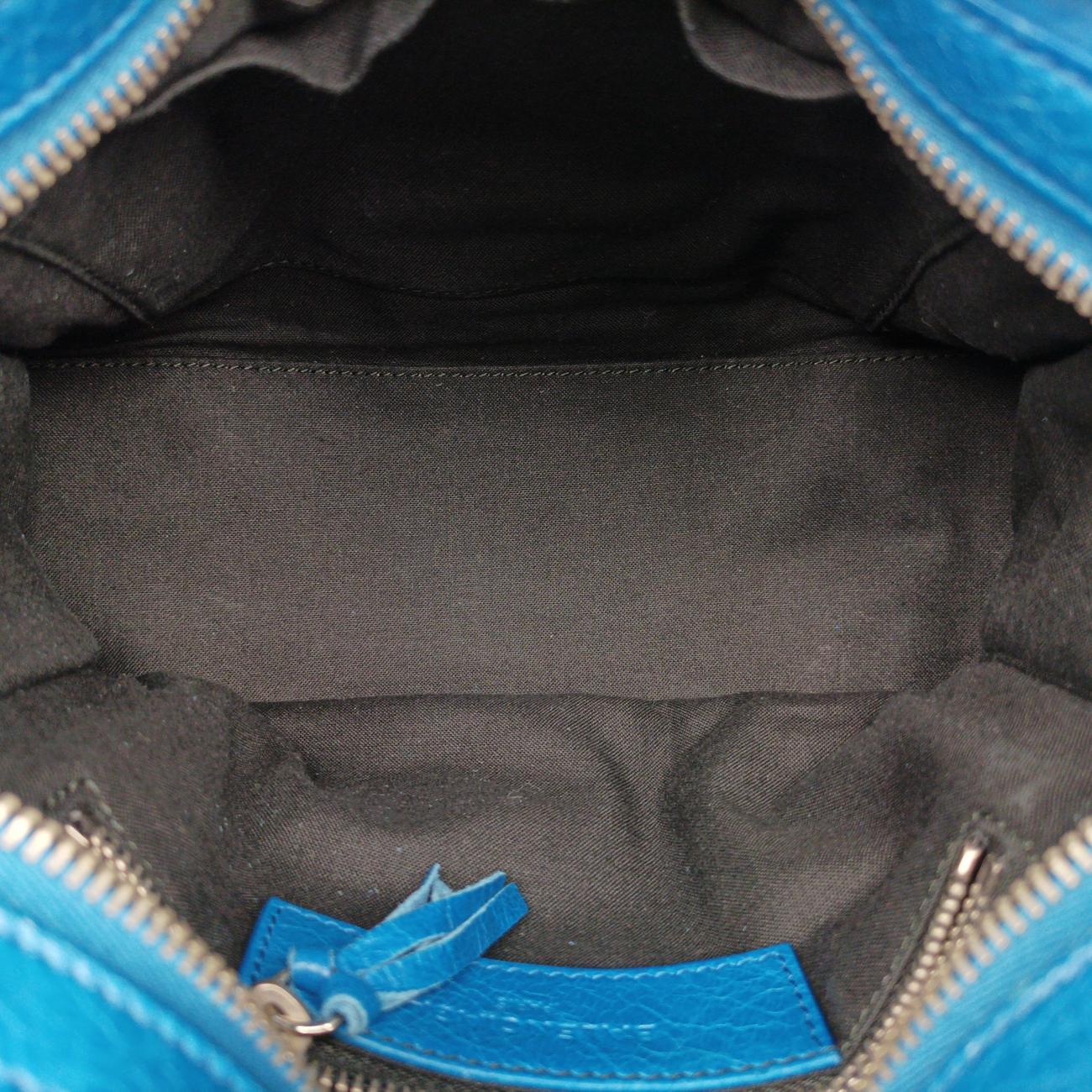 Vintage Balenciaga Mute City Blue lambskin  shoulderbag | stylenewstar