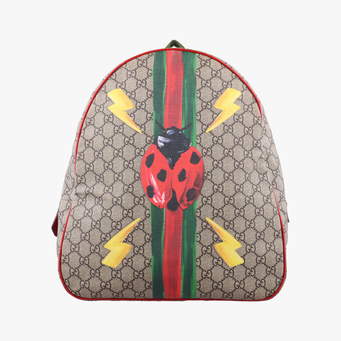 Vintage Gucci Gucci Ophidia GG Beige×Multicolour PVC coated canvas 433578 backpack/rucksack | stylenewstar