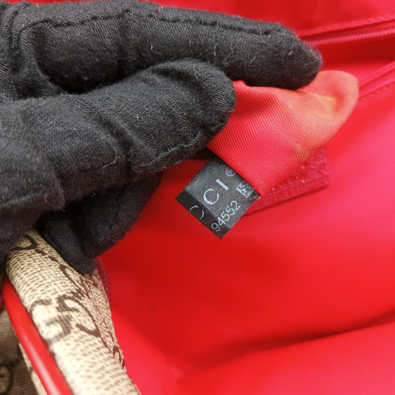 Vintage Gucci Gucci Ophidia GG Beige×Multicolour PVC coated canvas 433578 backpack/rucksack | stylenewstar