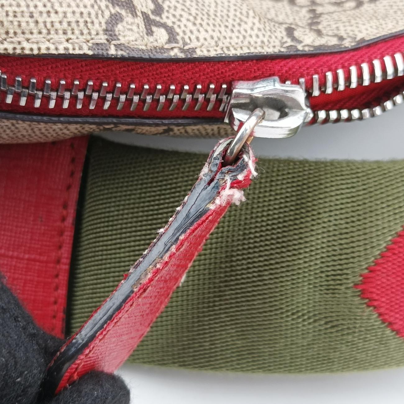 Vintage Gucci Gucci Ophidia GG Beige×Multicolour PVC coated canvas 433578 backpack/rucksack | stylenewstar