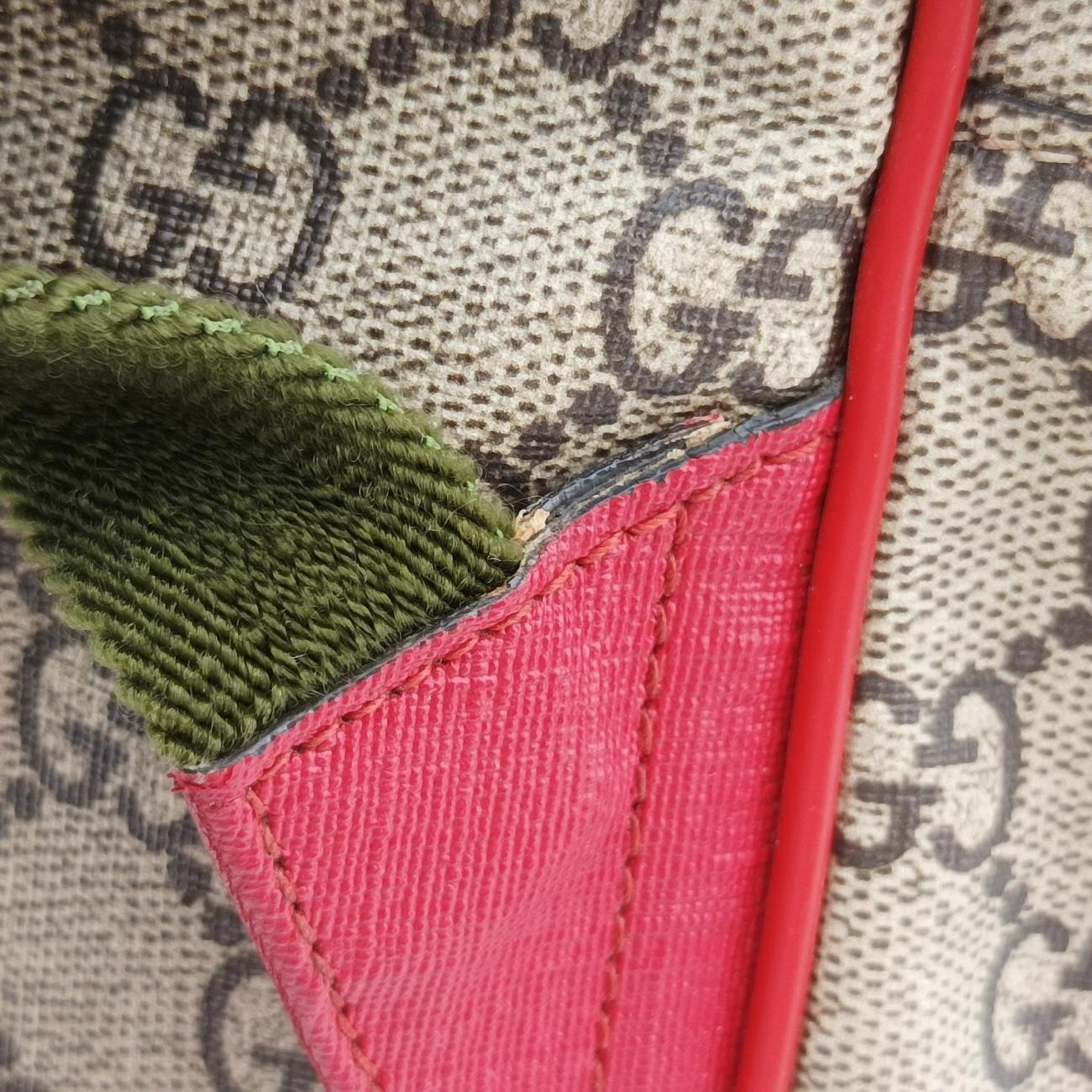 Vintage Gucci Gucci Ophidia GG Beige×Multicolour PVC coated canvas 433578 backpack/rucksack | stylenewstar