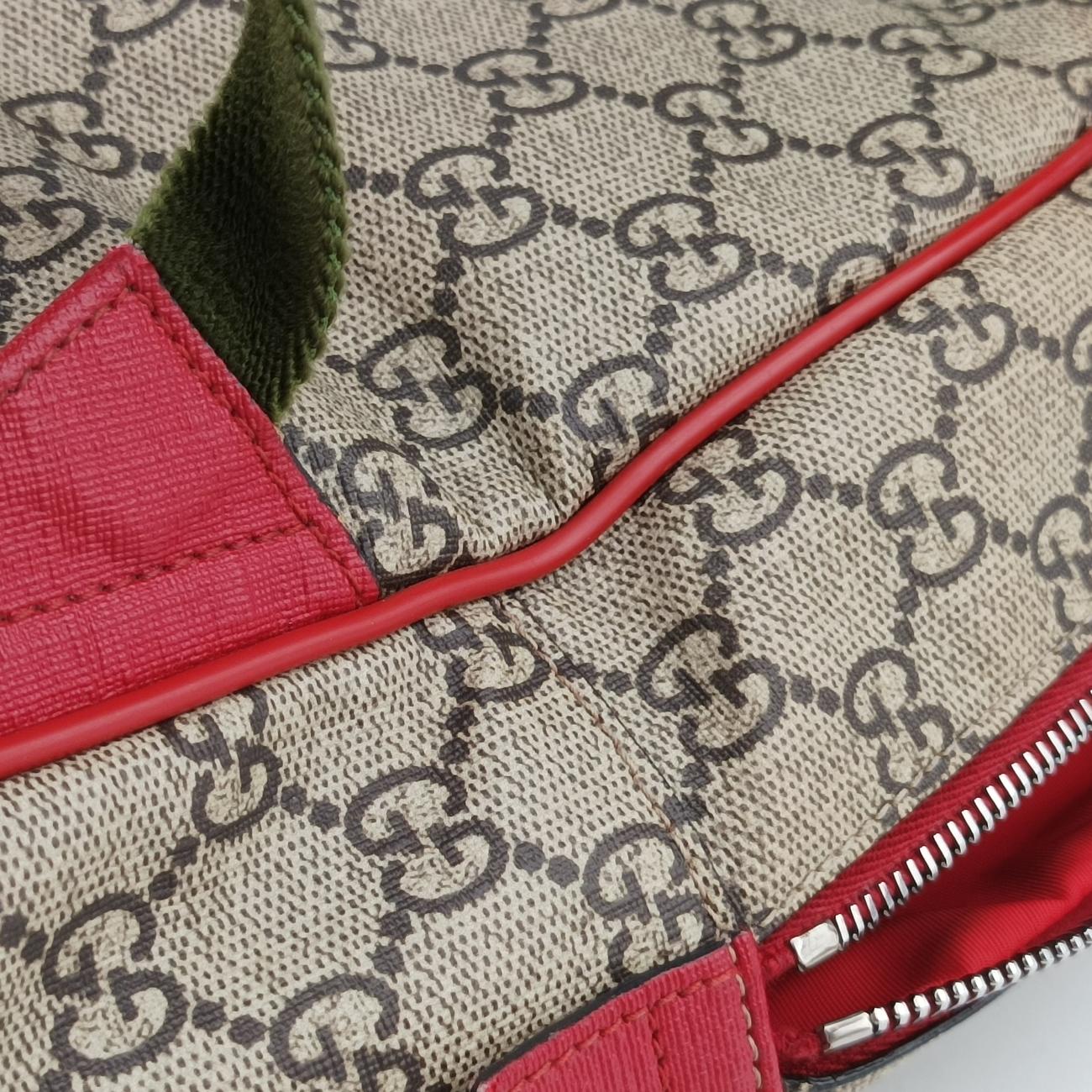 Vintage Gucci Gucci Ophidia GG Beige×Multicolour PVC coated canvas 433578 backpack/rucksack | stylenewstar