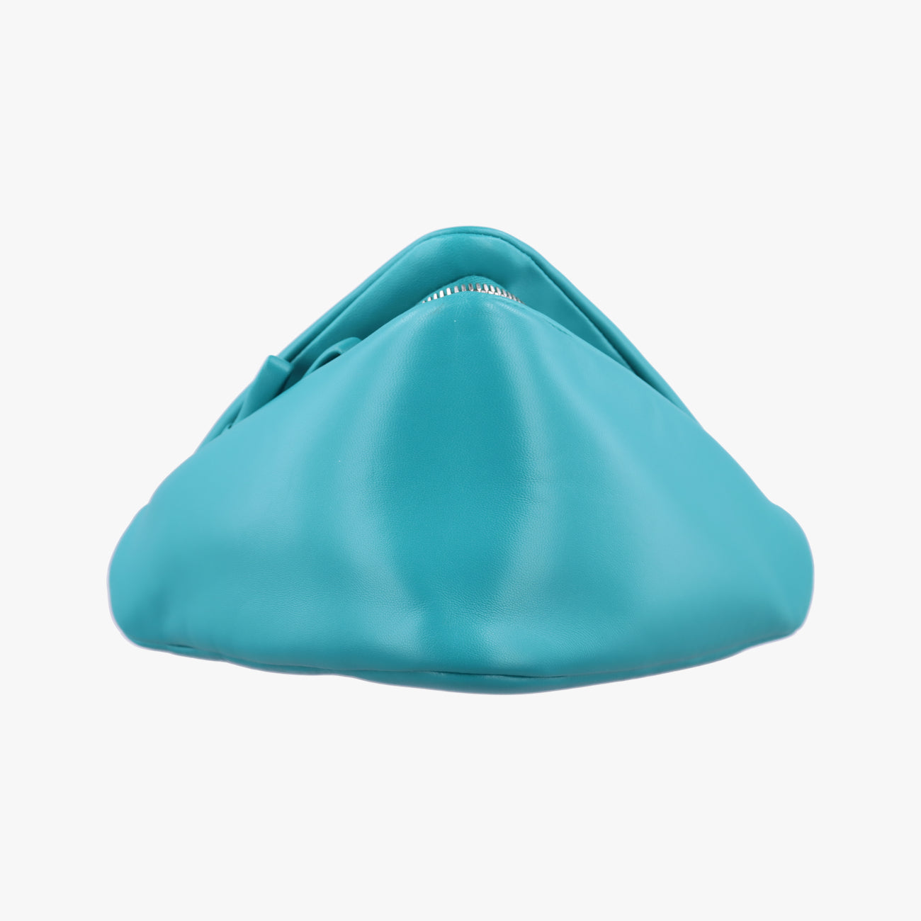 Pre-owned Prada Padded Nappa triangle Green Leather 1BA315 shoulderbag | stylenewstar