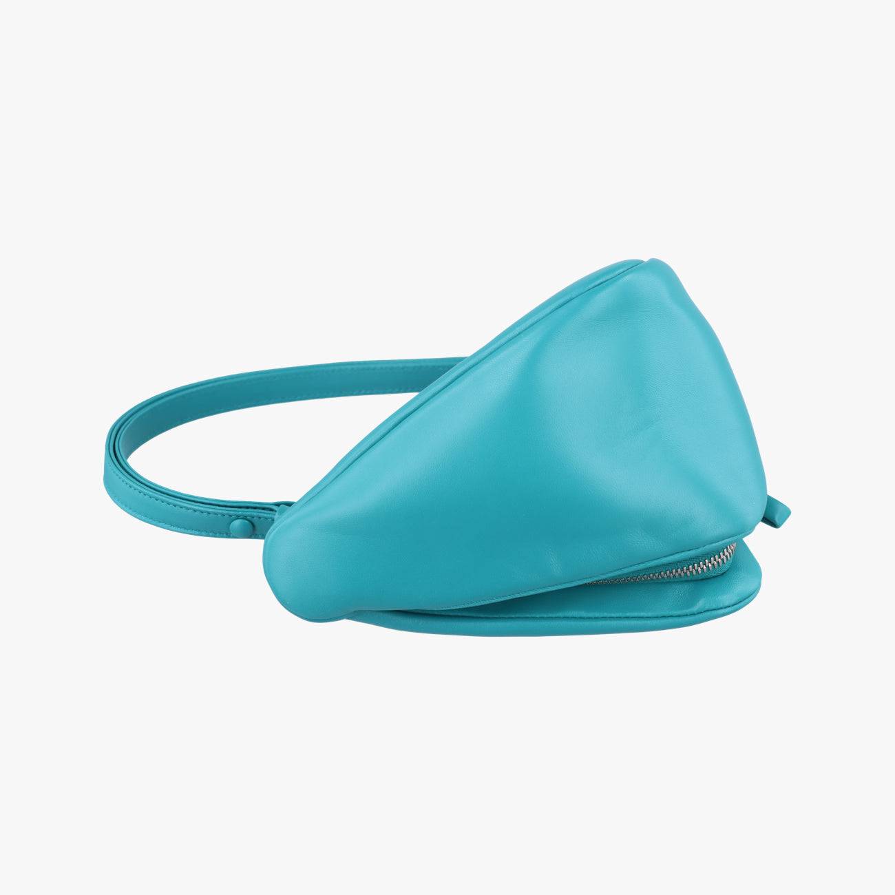 Pre-owned Prada Padded Nappa triangle Green Leather 1BA315 shoulderbag | stylenewstar